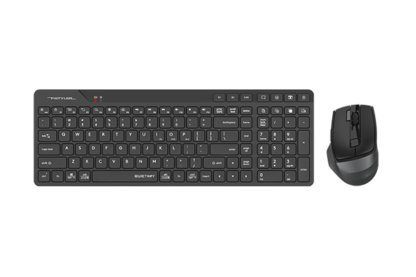 A4Tech FB2535CS Wireless Keyboard and Mouse set with Bluetooth & 2.4GHz, Multi-Device, Slim Design