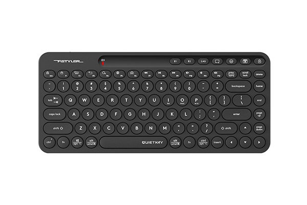 A4Tech FBK36C AS wireless keyboard with Bluetooth + 2.4GHz, quiet membrane keys, multi-device switch
