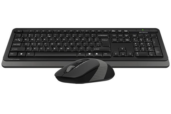 A4Tech FG1010S Wireless Keyboard & Mouse Set with 2.4GHz, Power-Saving Mode, Silent Click (S version)