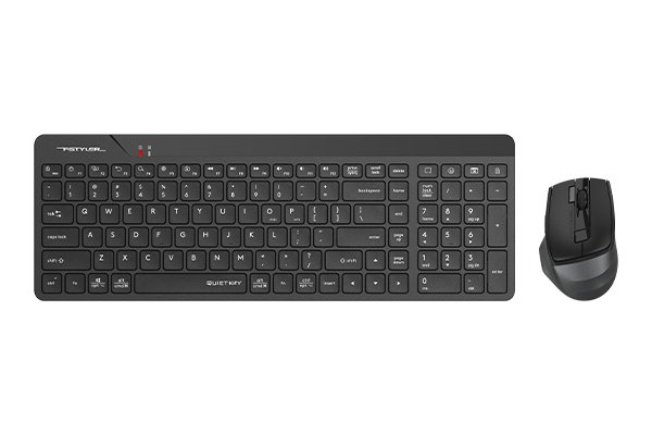 A4Tech FG2400 Air2 Wireless Combo with QuietKey Keyboard & Air-Function Mouse