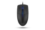 A4Tech N-530 / N-530S Wired Mouse with 1200 DPI, Blue LED Backlight, Symmetric Design
