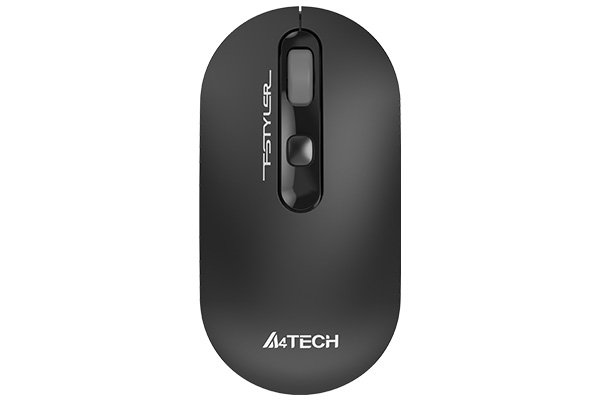 A4Tech FG20S Silent Click Wireless Mouse, 2.4GHz, 1200-1600-2000 DPI Optical, Symmetric Design