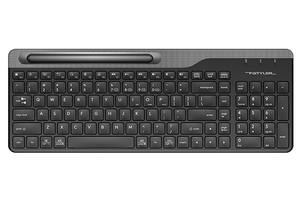 A4Tech FBK25 Wireless Keyboard with Bluetooth & 2.4G Connectivity, Slim Ergonomic Design