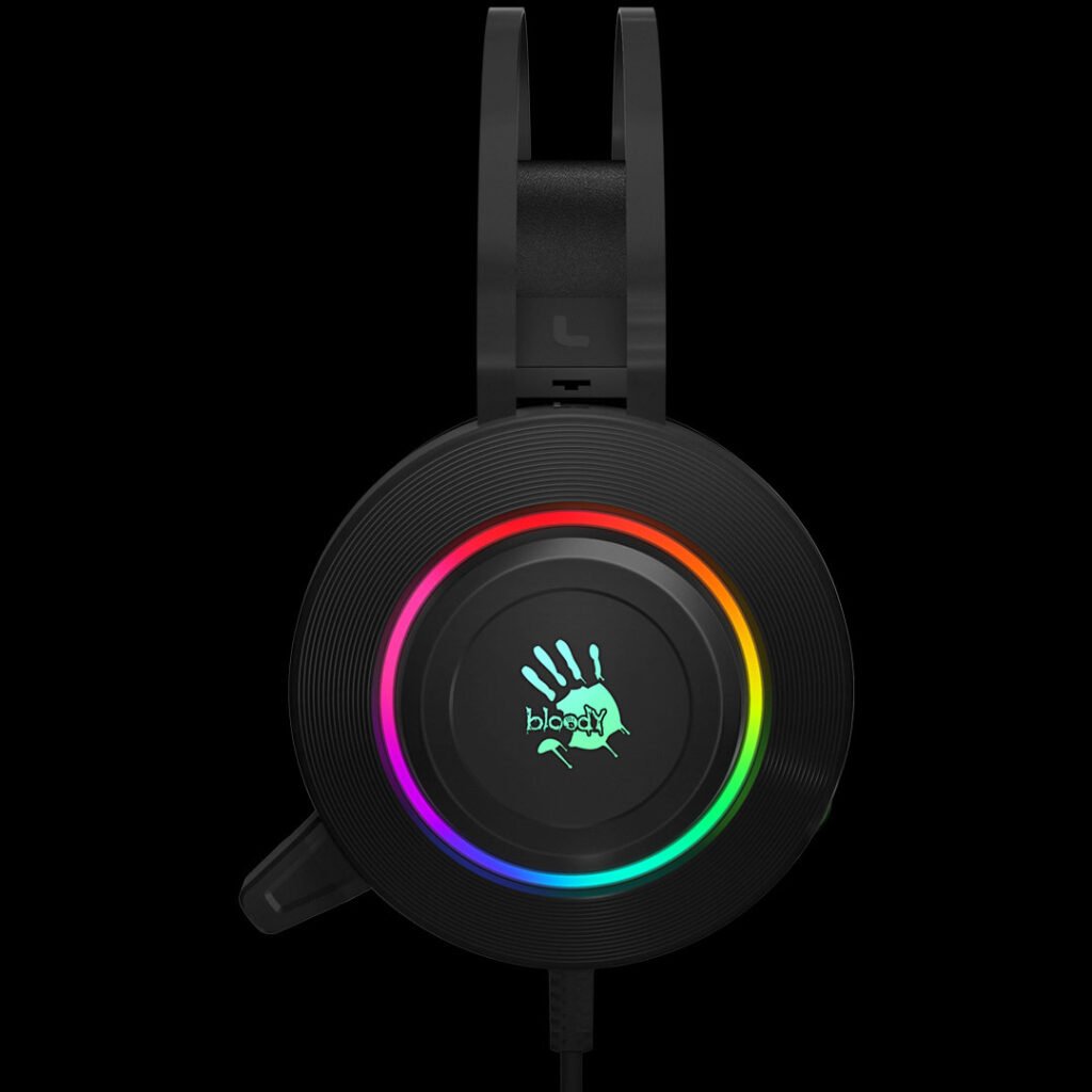 Bloody G521S Grey Gaming Headset with Noise Reduction Mic and Comfortable Fit