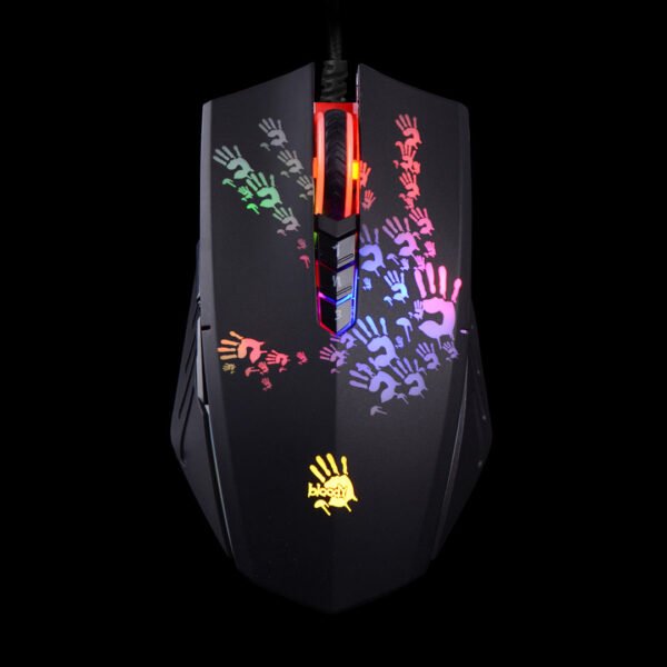 Bloody A60 Light Strike Gaming Mouse with Adjustable DPI and RGB Backlight