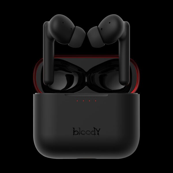 A4Tech Bloody M90 Black+Red TWS Gaming Earphones with ANC and Low-Latency Mode
