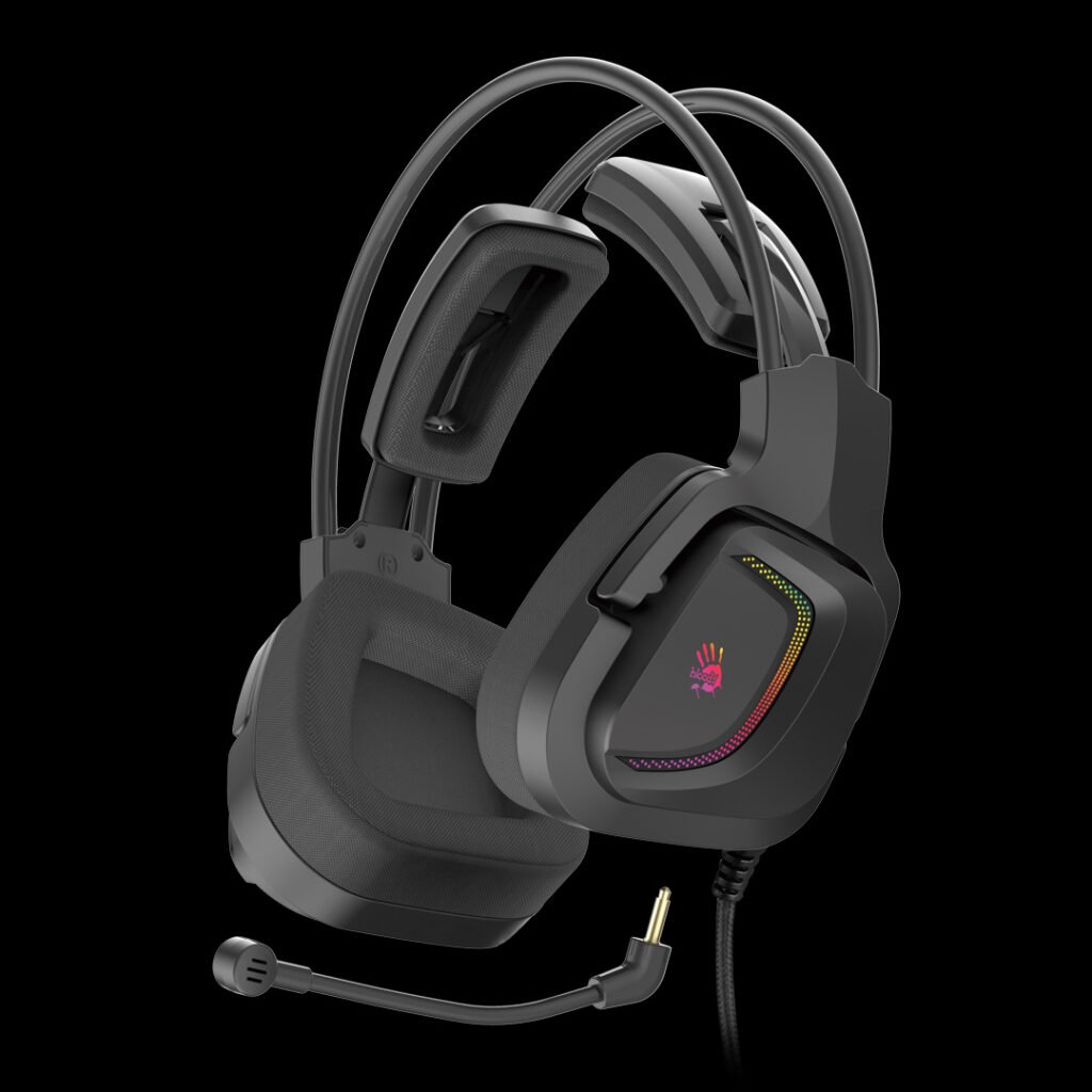 Bloody G575 Pro Dual-Mode RGB Gaming Headset with 7.1 Surround Sound, Wireless & Wired Modes