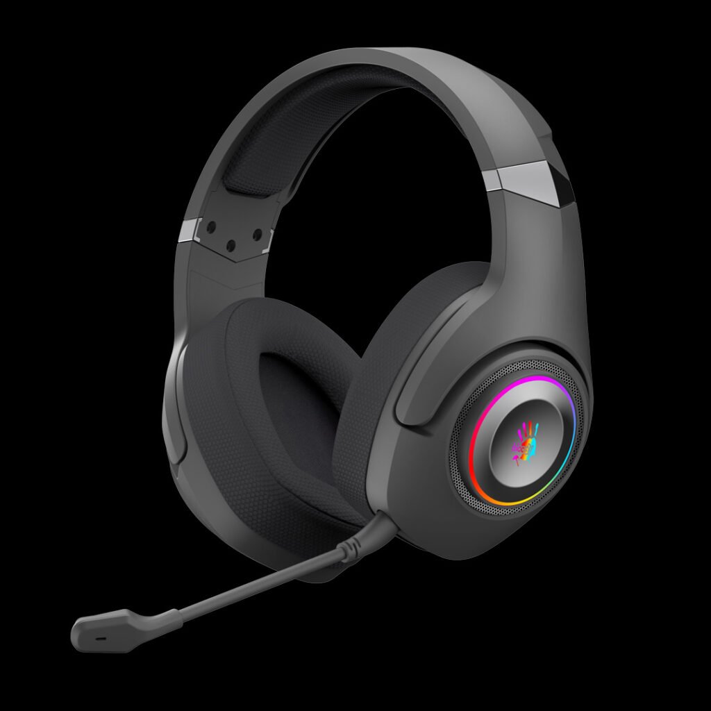 Bloody GR270 Wireless Gaming Headset with RGB Lighting, Noise Cancelling Mic, and Ergonomic Design