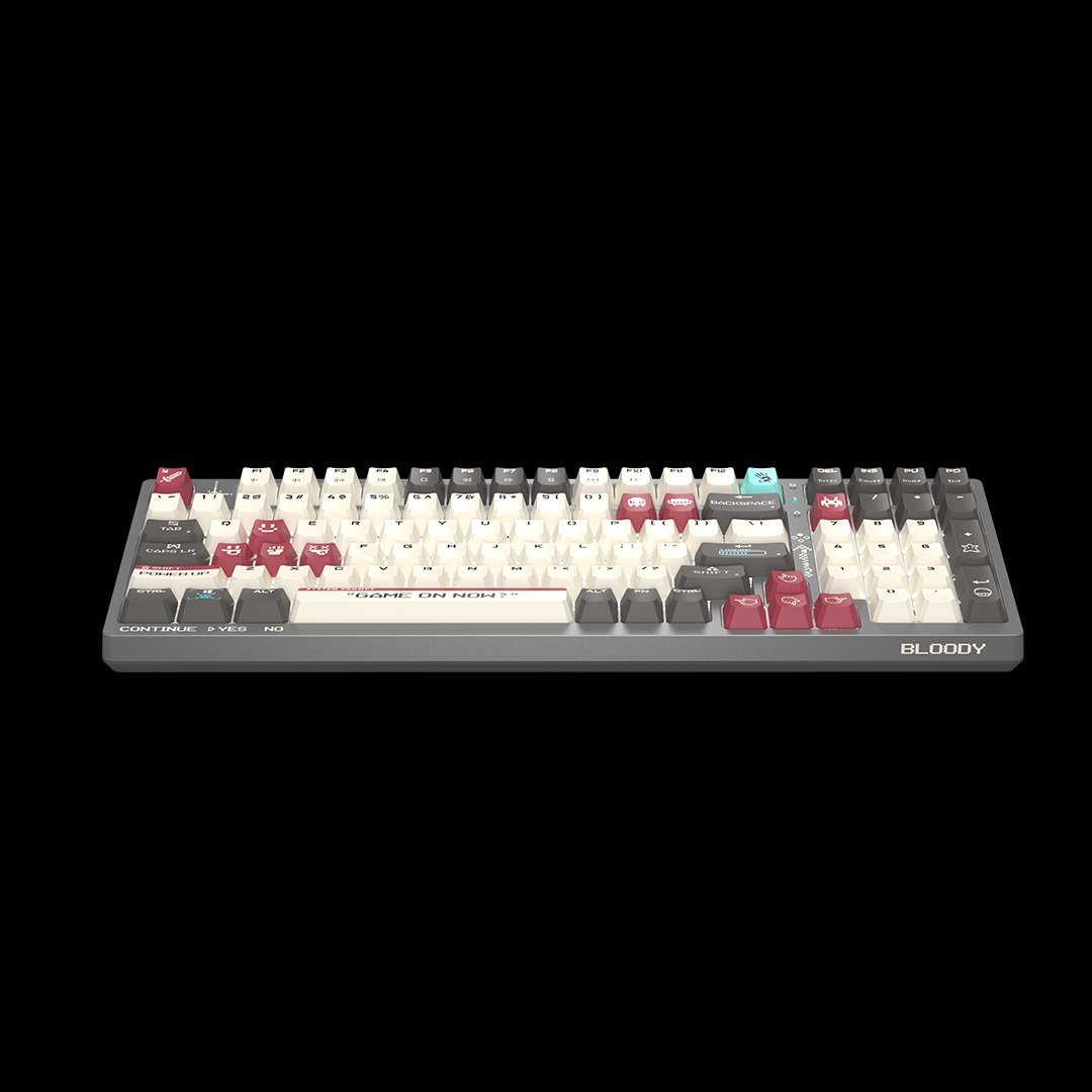 A4Tech Bloody S98 Pixels Red Hot-Swappable Mechanical Gaming Keyboard with BLMS Red Plus Switches
