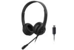A4Tech HU-8 USB Stereo Headset with 40 mm Drivers, DSP Stereo, Rotatable Mic, Volume Control