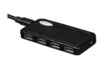 A4Tech HUB-64 4-Port USB 2.0 Hub, 480 Mbps, Self-Powered 500 mA, 150 cm Cable