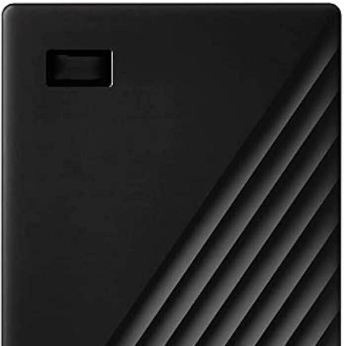 WD My Passport 4TB Portable External Hard Drive with USB 3.2, Password Protection, and 256-bit AES Encryption