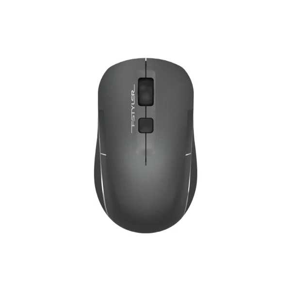 A4Tech FB26CS Air2 Dual-Mode Mouse with Bluetooth & 2.4GHz, White Backlit, 2000 DPI, Desk+Air Function