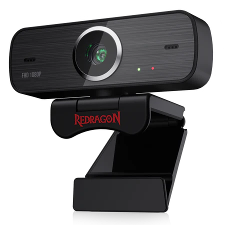 Redragon GW800 Full HD 1080P USB Webcam with built-in dual noise-reduction microphone for streaming and video calls