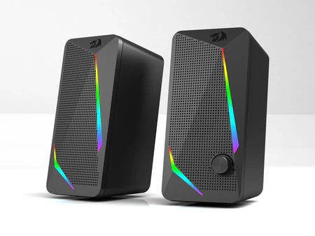 Redragon GS510 Waltz 2.0 RGB gaming speakers with 4 LED modes, USB + 3.5mm input