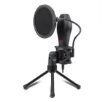 Redragon GM200 USB omnidirectional condenser streaming microphone with tripod stand