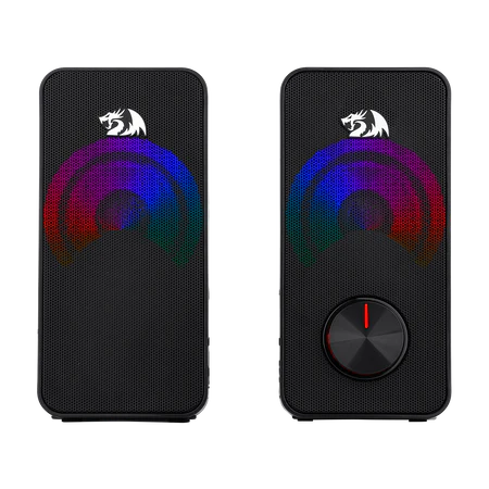 Redragon GS500 Stentor stereo gaming speaker with red LED backlight