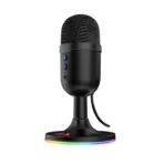 Redragon GM-303 USB microphone with RGB lighting, cardioid pickup & noise cancelling