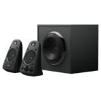 Logitech Z623 2.1 speaker system with subwoofer, 200 W RMS, THX certified, 3.5 mm & RCA inputs